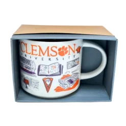 Starbucks Been There Series Campus Collection Clemson University Ceramic Coffee Mug, 14 Oz (2-Pack) -Food Sale Stores GUEST fc7c872a 5f05 4358 bac4 359107e21ff1